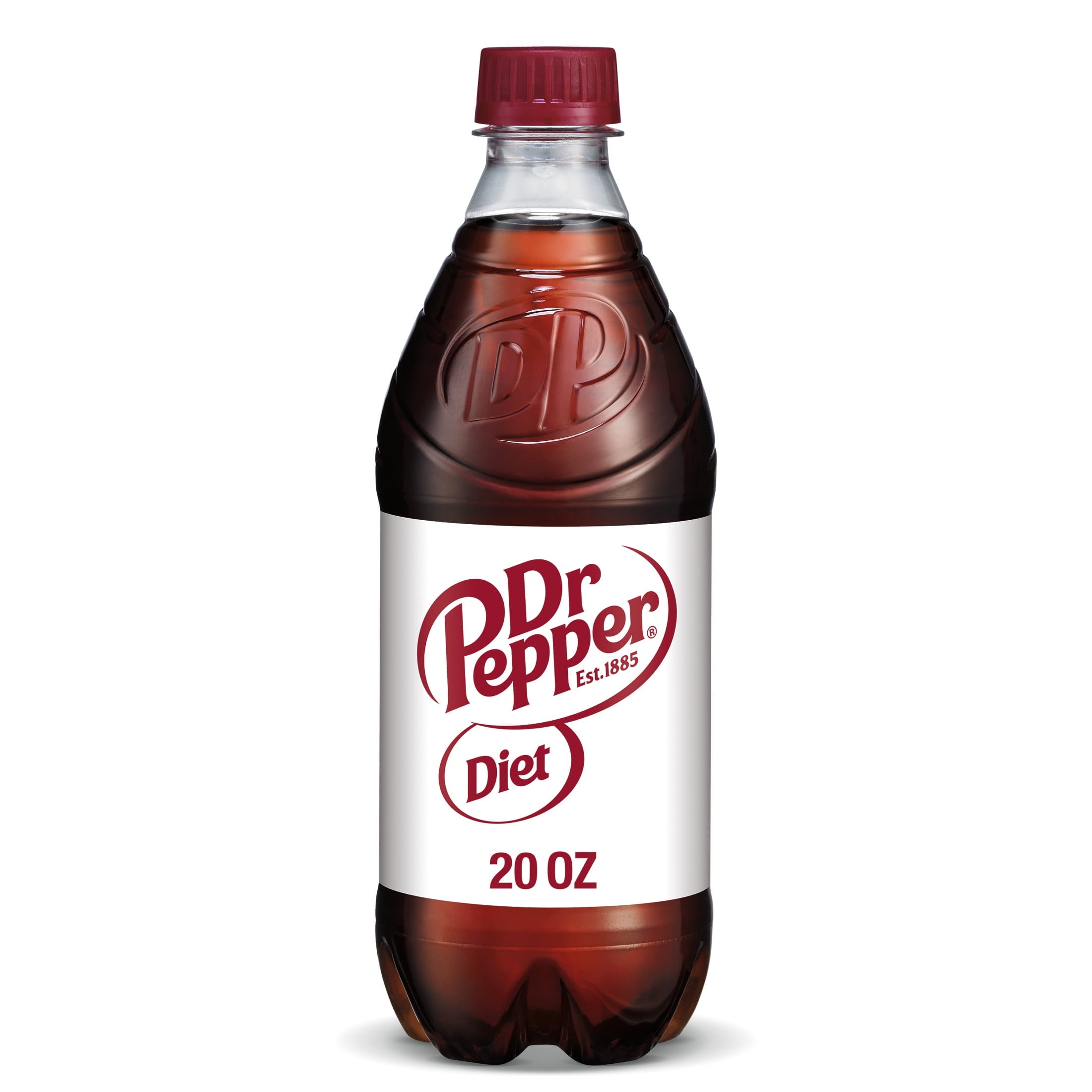 Diet Dr Pepper Soda, 20 fl oz Bottle